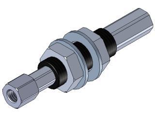 Threaded-body non-rotative suspensions M10-S11-M5