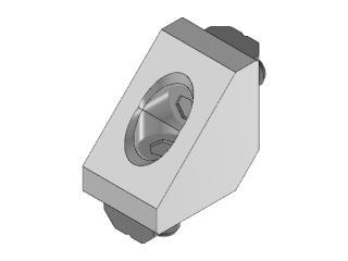 CORNER CONNECTOR 90° 22X22X16