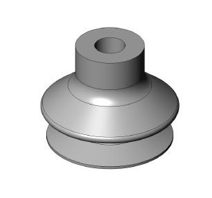 VACUUM CUP FG Bellows 1.5 suction pad Silicone - 5 MM