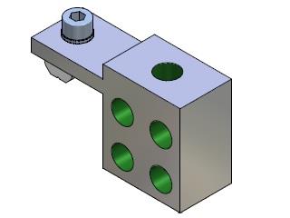 Air vacuum manifold JU 1 IN 8 OUT -G 1/8