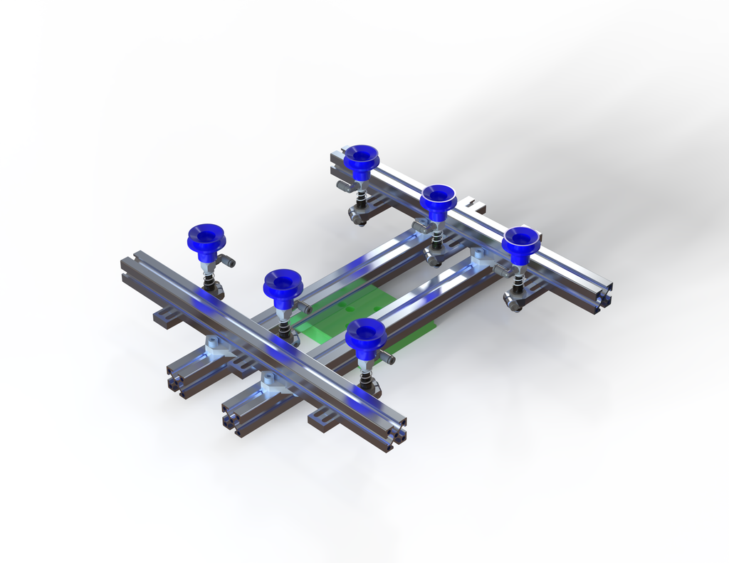 Basic EOAT KIT with 400x400 back plate 6 vacuum cup