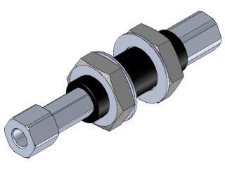 [8.Y00204] Threaded-body non-rotative suspensions VFNT1421-G18