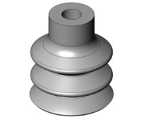 [FG 20mm Silicone 2.5 -Bellows Suction Pad] VACUUM CUP FG 20mm Silicone 2.5 -Bellows Suction Pad