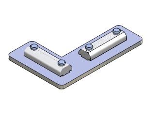 [CA.VBL.50.75] CONNECTOR L-STYLE X 25X25