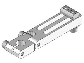 [CA.WSL.GA.10.X] LONG ANGLE CLAMP - SWIVEL HEAD 10 X