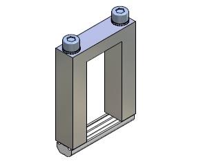 [CA.KBVX.2550] SQUARE JOINT CONNECTOR 25X50