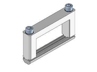 [CA.KBVX.5025] SQUARE JOINT CONNECTOR 50X25