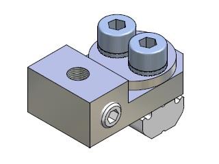 [7.Y00416-T] Adjustable connector for vacuum cup M5 M5