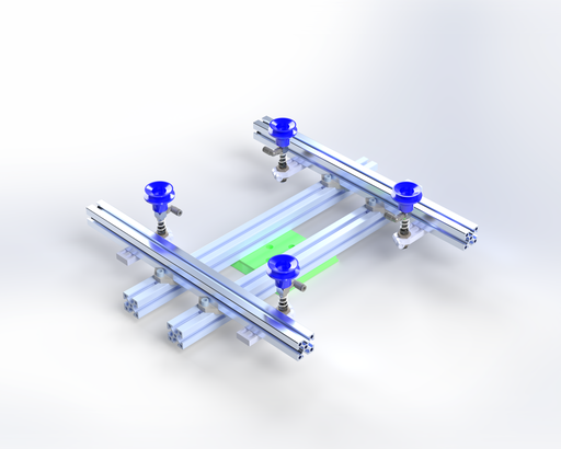 [EOT0004044] Basic EOAT KIT with 300x300 back plate 4 vacuum cup